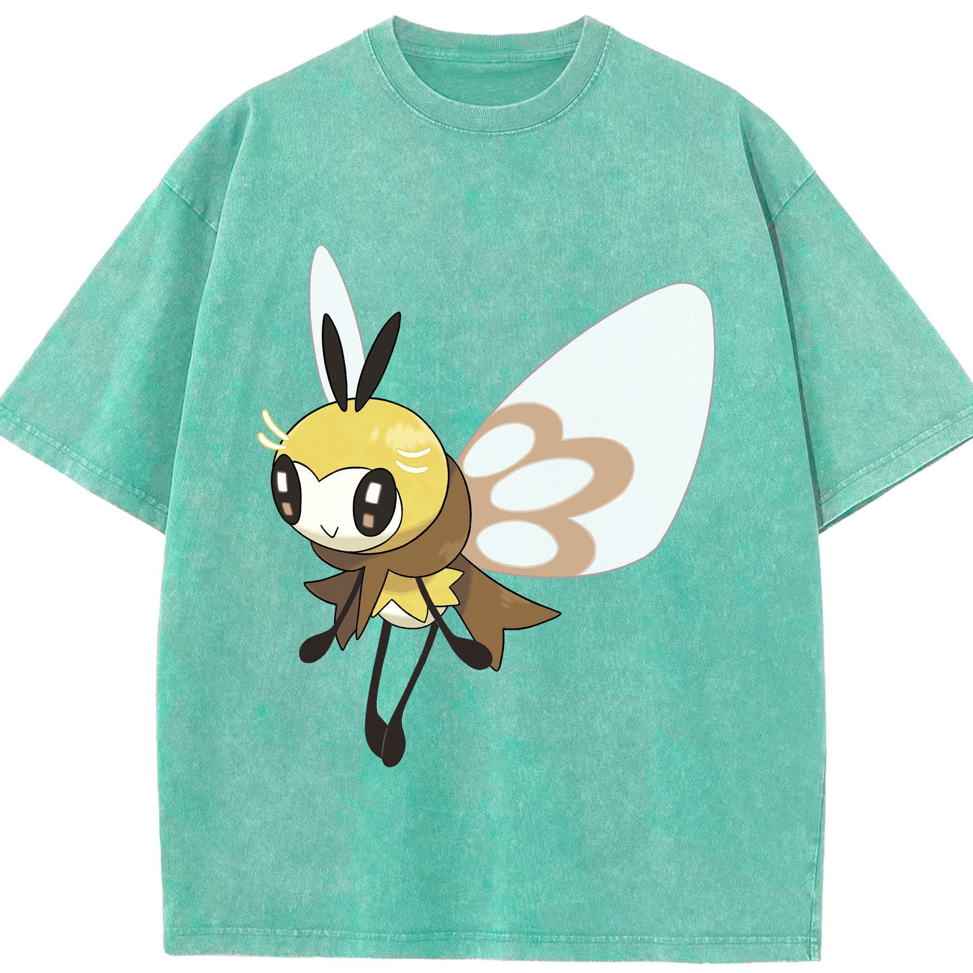 （画像用） ポケットモンスター Pokémon 綿100% ヴィンテージ風 半袖Tシャツ（フロントプリント）